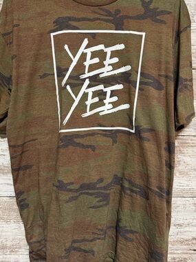 Yee Yee Camouflage Short Sleeve Tee - Olive Brown